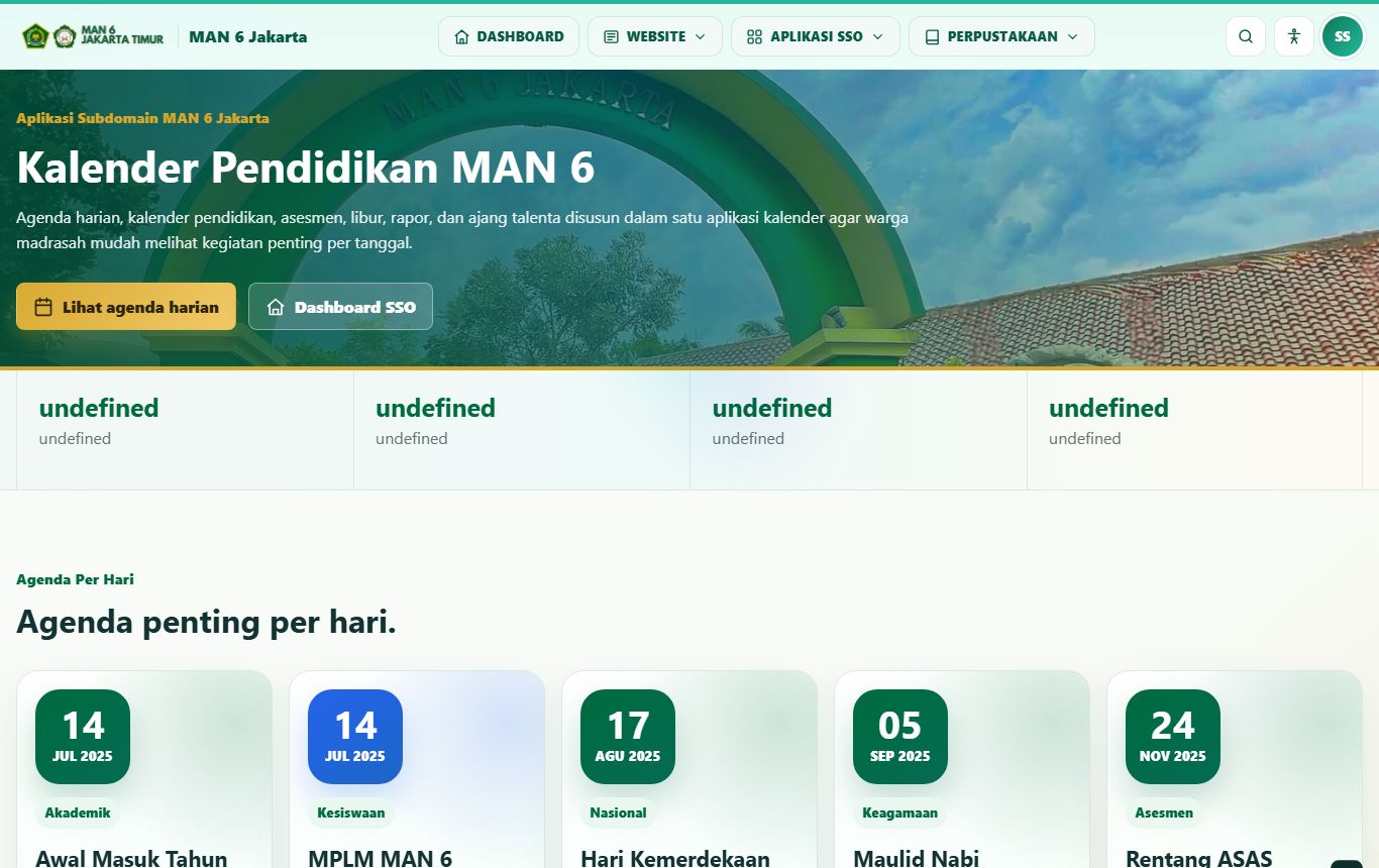 Kalender pendidikan