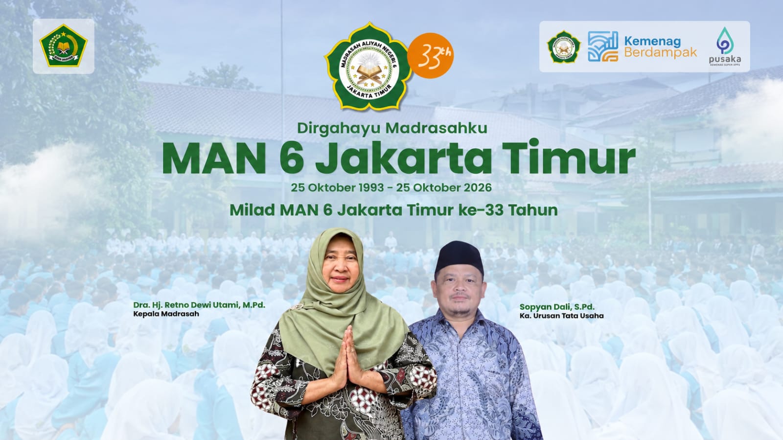 Banner MAN 6 Jakarta Timur